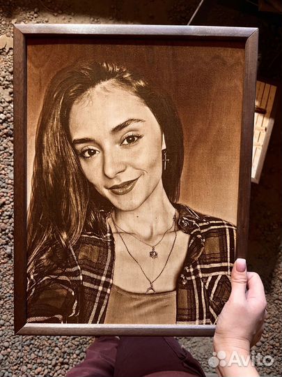 Выжигание портретов на дереве