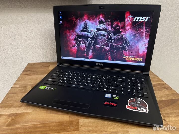 Игровой MSI i5-6300HQ 8Gb DDR4 GTX 950M SSD+1000Gb