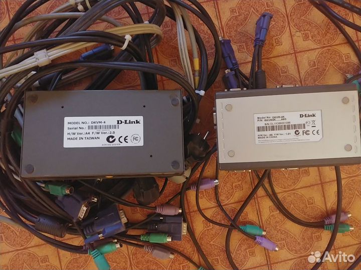 Kvm переключатель 2 шт