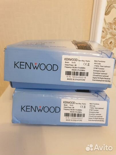 Рация Kenwood tn-f5. 2 шт