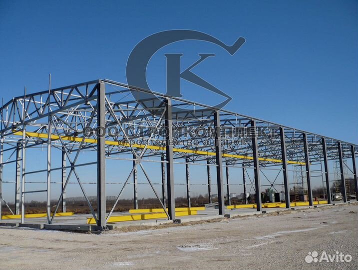 Ангар прямостенный быстровазводимый xc482