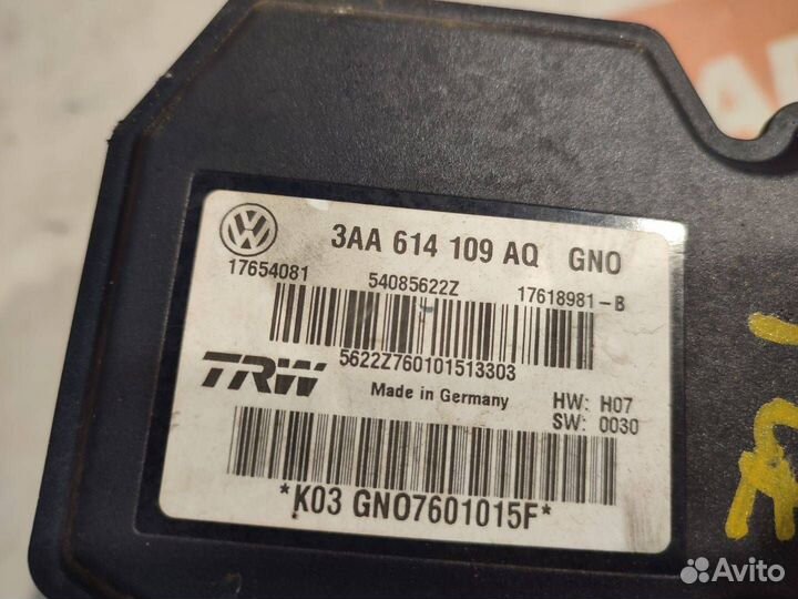 Блок ABS Volkswagen Passat B7 2014 3AA614109