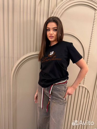 Шикарная женская футболка Loro Piana (люкс)