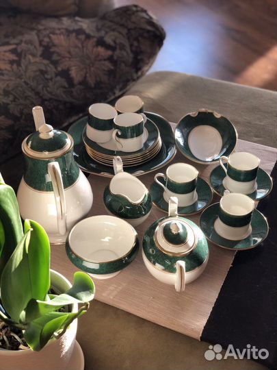 Сервиз Aynsley фарфор (Англия) 42 предмета, новый