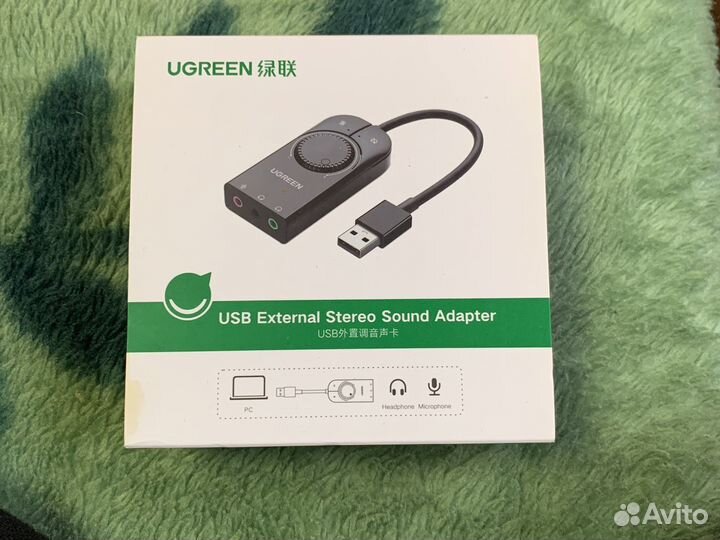 Ugreen usb external stereo sound adapter