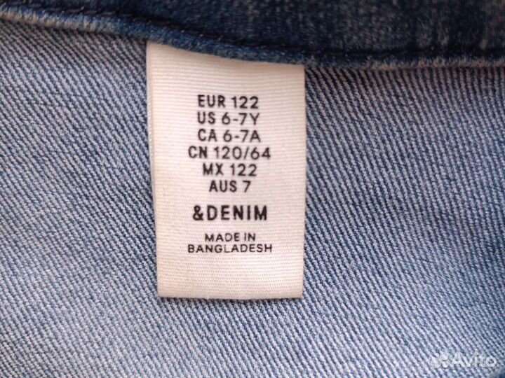 Джинсовая куртка для девочки