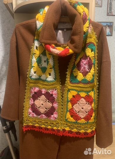 Шарф на осень,ручная работа