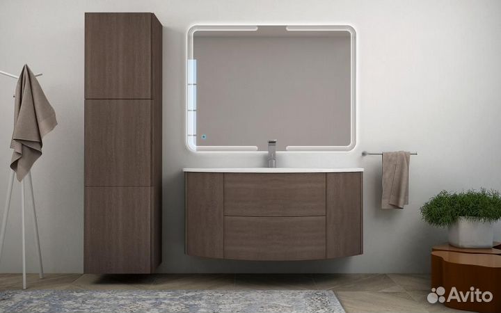 Тумба с раковиной Cezares Eden 120 rovere scuro