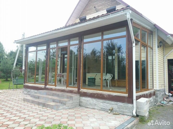 Остекление веранд и террас, панорамные окна