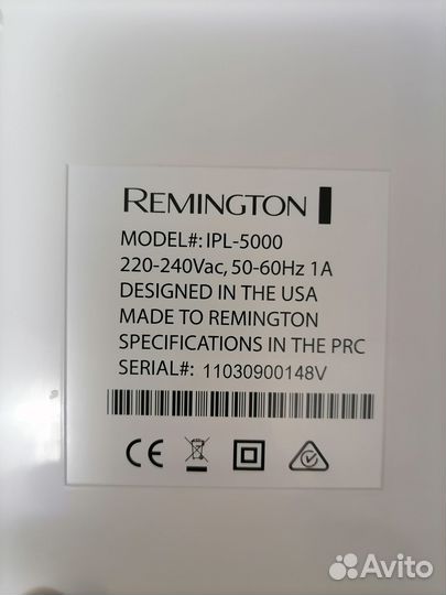Фотоэпилятор Remington IPL5000
