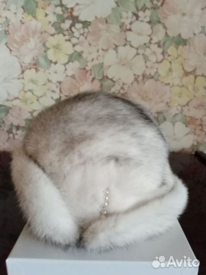 Шапка зимняя норковая женская