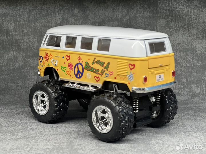 Модель volkswagen t1 4x4 1/36 kinsmart