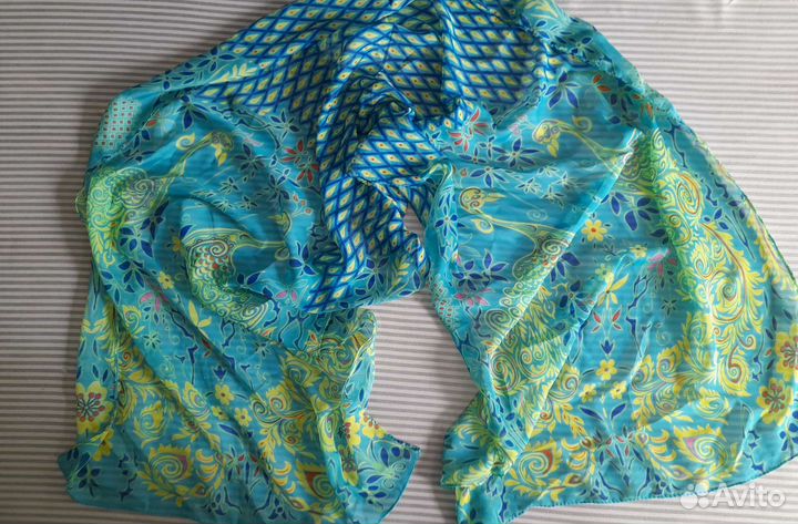 Шарф искусственный шёлк новый Китай