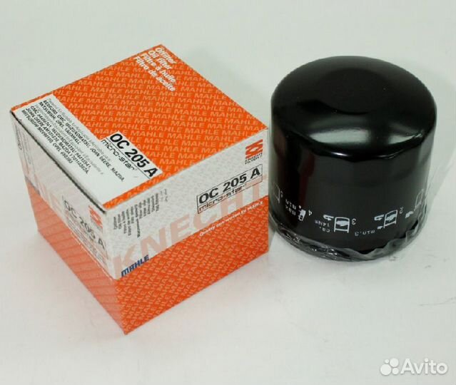 Фильтр масляный Mahle/Knecht OC205A
