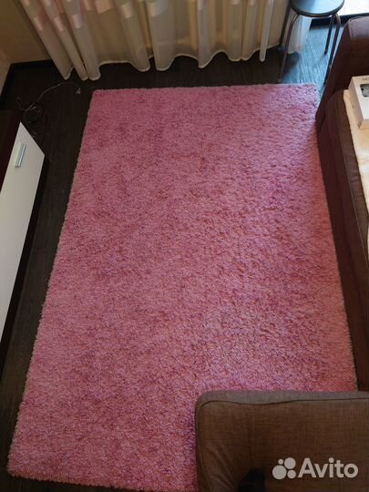 Ковёр розовый шегги