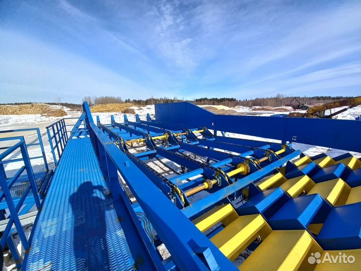 Линия сортировки бревен