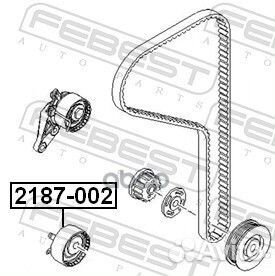 Ролик натяжной ремня грм Ford Focus/Fiesta/Fus