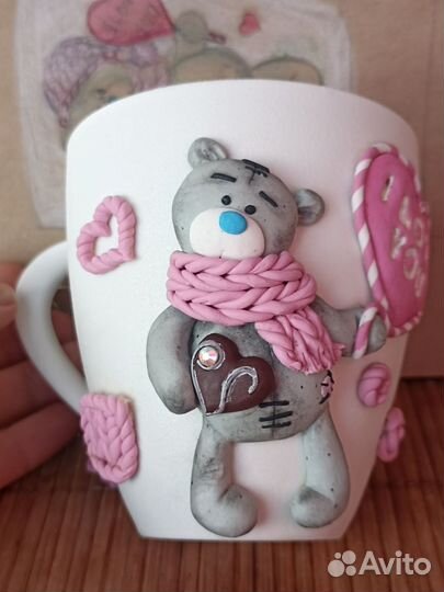 Подарок к 8 Марта/кружка с декором