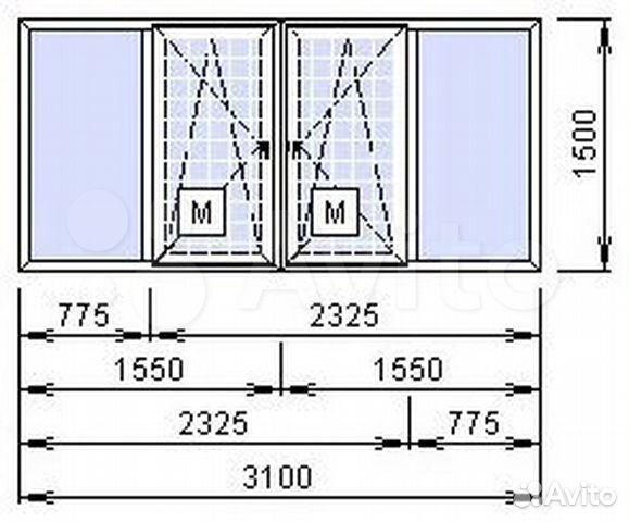 Пластиковое окно на лоджию