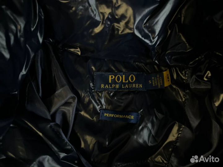 Пуховик Polo Ralph Lauren синий