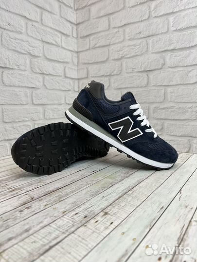 Кроссовки New Balance 574 темно-синие