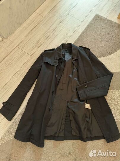 Хлопковый плащ Uniqlo, размер М