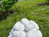 Камень ландшафтный галтованный,мраморная галька