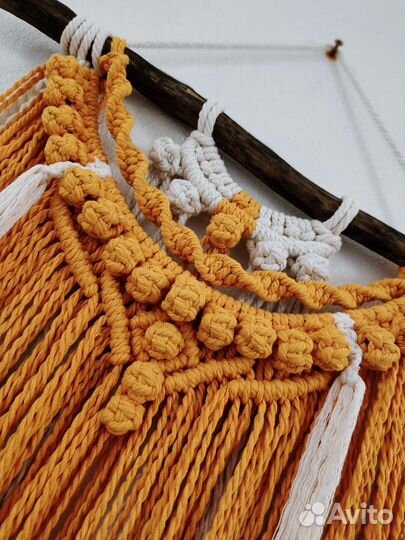 Панно макраме большое.ручная работа