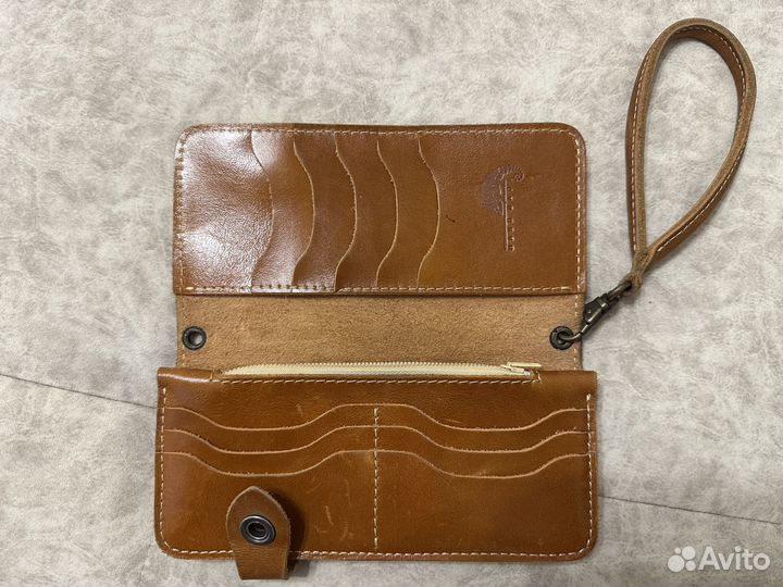 Кошелёк портмоне кожа ручная работа