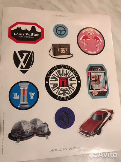 Louis vuitton наклейки
