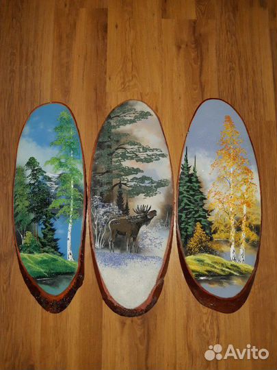 Картины на дереве