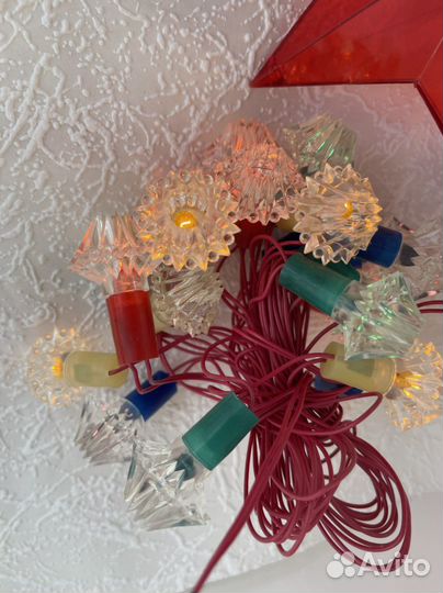 Елочная гирлянда СССР со звездой