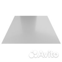 Гладкий (плоский) лист 1250х2500х0.45 RAL9003 Сиг
