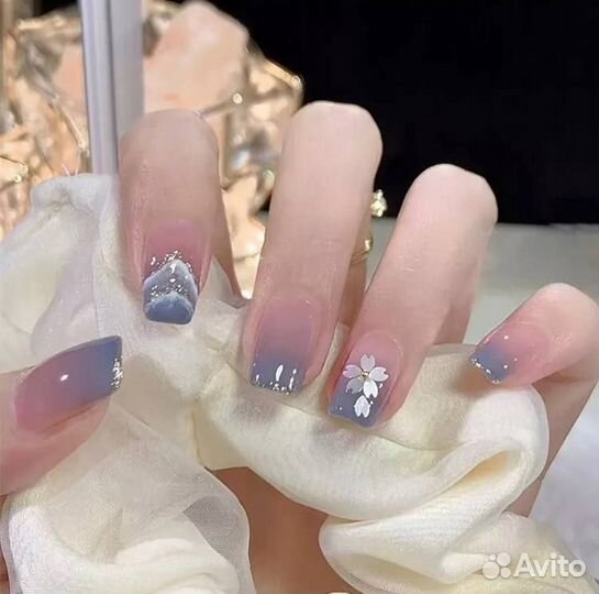 Накладные ногти с клеем Y2k