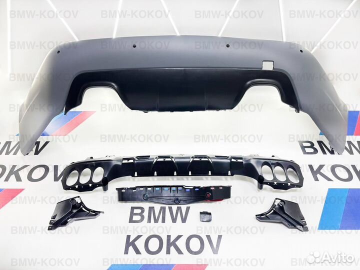 Диффузор под две трубы BMW Е60 полипропилен