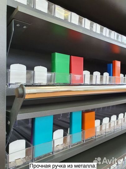 Шкаф для сигарет120 позиций с боковой подсветкой