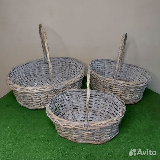 Корзины плетеные из лозы