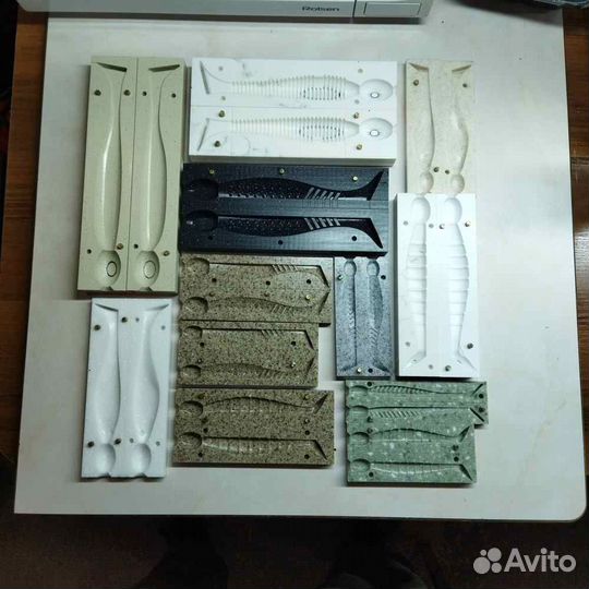 Формы для силиконовы приманок