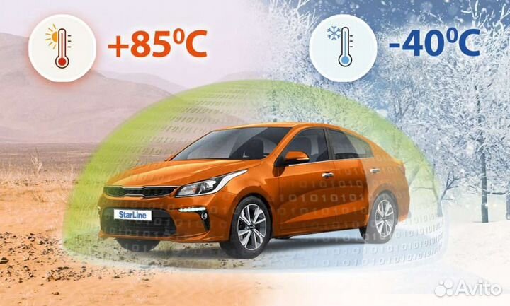 Starline A93 V2 + установкой автозапуском