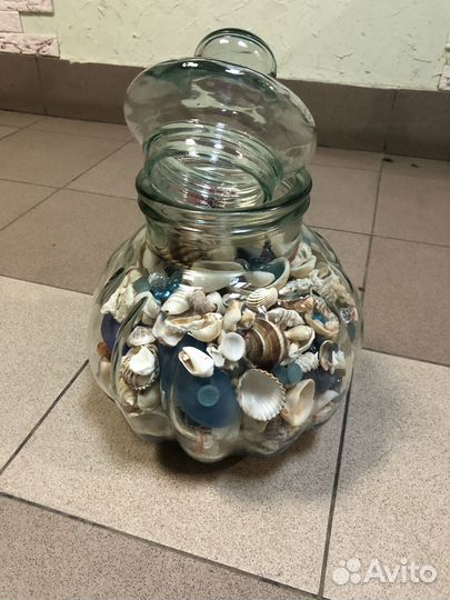 Ваза с крышкой стекло