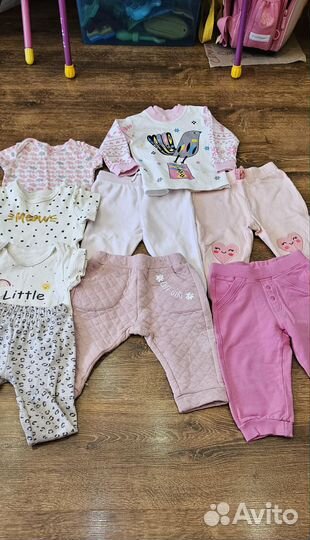 Одежда для девочек с 74размера до 1,5 года