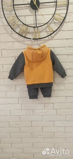 Костюм из футера с начесом 86 размер