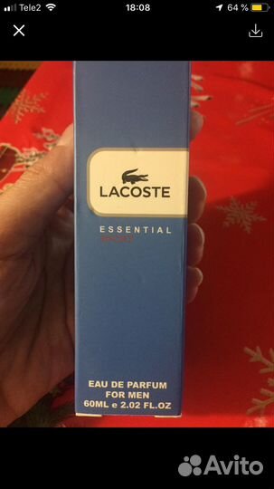 Мужская туалетная вода lacoste