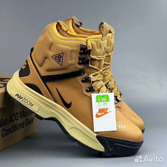 Nike ACG zoom gaiadome Gore-Tex Yellow с Мехом