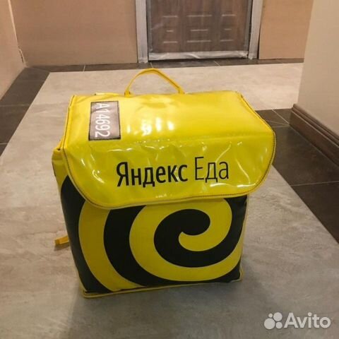 Термосумка для курьера Яндекс Еда купить в Санкт-Петербурге с доставкой ...