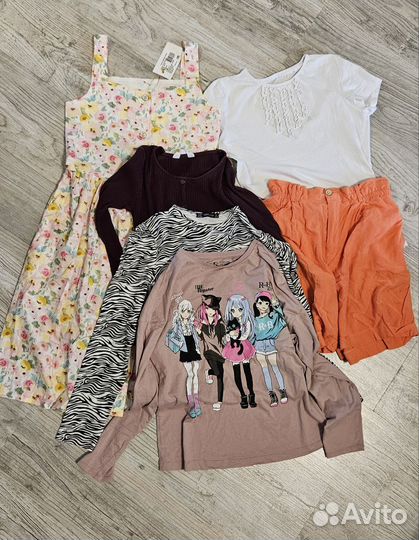 Вещи пакетом на девочку 146-152