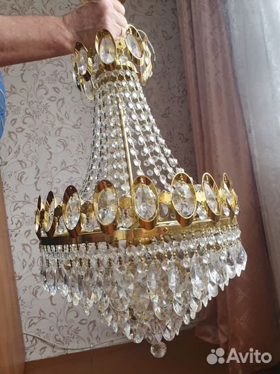 Хрустальная люстра СССР