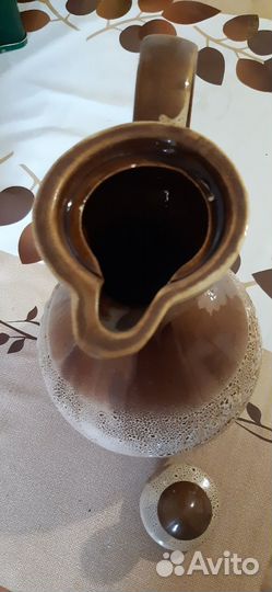 Кувшин, штоф с рюмками керамические