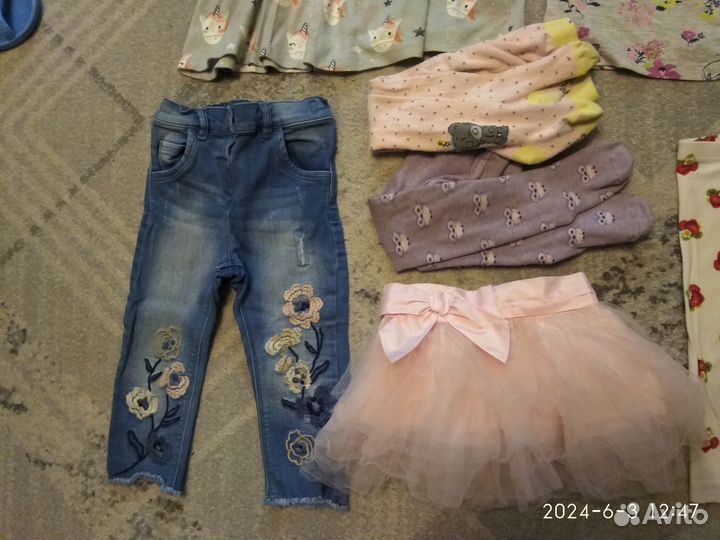Фирменная одежда для девочки 86р
