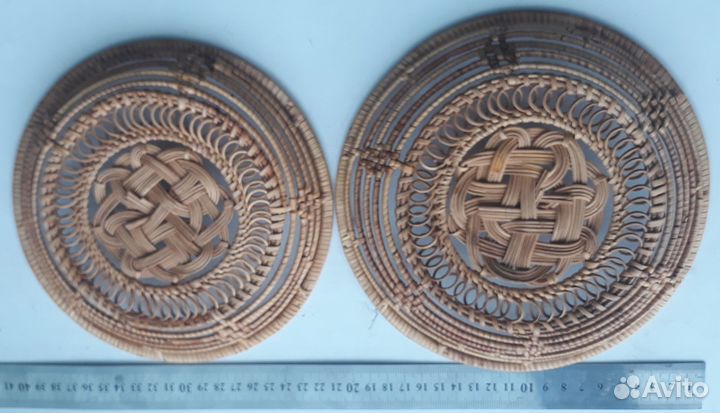 Корзиночка,Тарелочки,Хлебница Плетеные из Бамбука